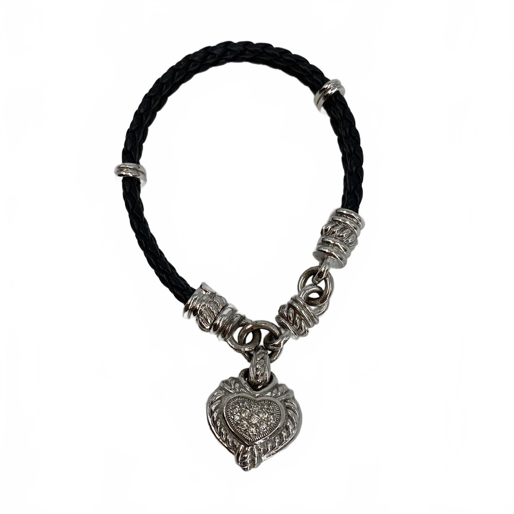 Judith Ripka Silver Black Bracelet